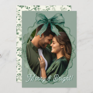 Cartes Pour Fêtes Annuelles Merry & Bright Photo Holiday Christmas