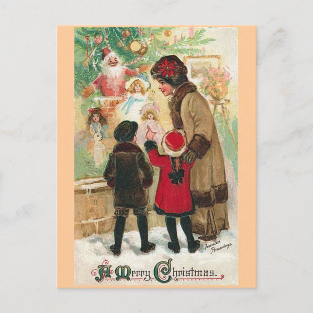 Cartes Pour Fêtes Annuelles Merry Christmas (Devant)