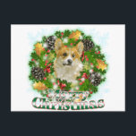 Cartes Pour Fêtes Annuelles Merry Christmas<br><div class="desc">Célébrez Noël avec l'une de vos races préférées de chiens ! Fabrique une grande farce de bas pour la famille et les amis!</div>