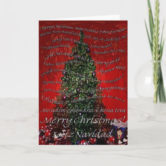 Cartes Pour Fêtes Annuelles Merry Christmas (Devant)