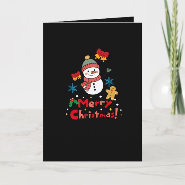 Cartes Pour Fêtes Annuelles Merry Christmas! (Devant)