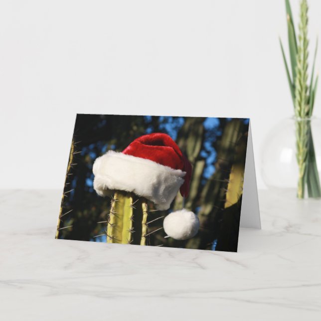 Cartes Pour Fêtes Annuelles Merry Christmas cactus (Devant)