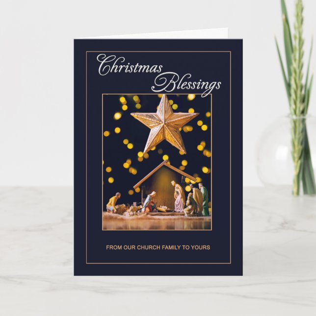 Cartes Pour Fêtes Annuelles Merry Christmas From Church Leaders to Members  (Devant)