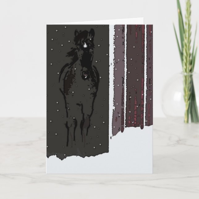 Cartes Pour Fêtes Annuelles Merry Christmas from our stable to yours (Devant)