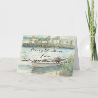 Cartes Pour Fêtes Annuelles Merry Christmas from South Walton, Floride !
