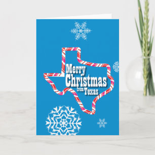 Cartes Pour Fêtes Annuelles Merry Christmas from Texas