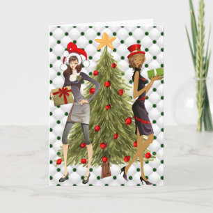 Cartes Pour Fêtes Annuelles Merry Christmas from the Girls