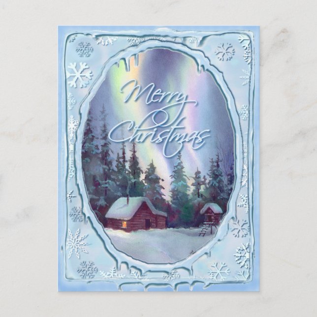Cartes Pour Fêtes Annuelles MERRY CHRISTMAS JOURNAL CABINE par SHARON SHARPE (Devant)