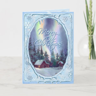 Cartes Pour Fêtes Annuelles MERRY CHRISTMAS JOURNAL CABINE par SHARON SHARPE