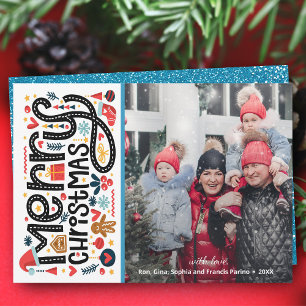 Cartes Pour Fêtes Annuelles MERRY CHRISTMAS Photo