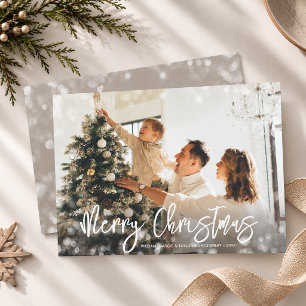 Cartes Pour Fêtes Annuelles Merry Christmas Photo