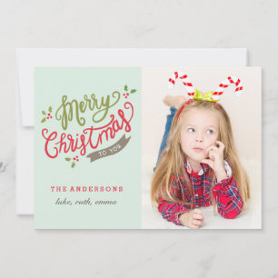 Cartes Pour Fêtes Annuelles Merry Christmas Photo card / Adorable / Cute