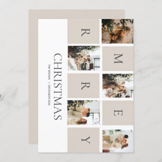 Cartes Pour Fêtes Annuelles Merry Christmas Photo Card – Share Your Joy and ❤️