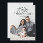 Cartes Pour Fêtes Annuelles MERRY CHRISTMAS photo christmas greeting card<br><div class="desc"></div>