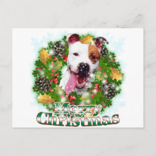 Cartes Pour Fêtes Annuelles Merry Christmas Pitbull