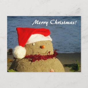 Cartes Pour Fêtes Annuelles Merry Christmas! sandman/ snowman