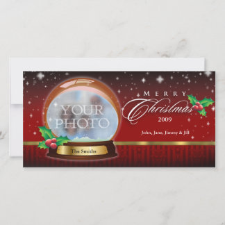 Cartes Pour Fêtes Annuelles Merry Christmas Snow