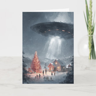 Cartes Pour Fêtes Annuelles Merry Christmas UFO