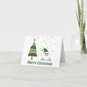 Cartes Pour Fêtes Annuelles Merry Christmas Yeti