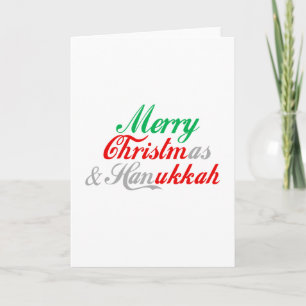 CARTES POUR FÊTES ANNUELLES MERRY CHRISTMUKKAH