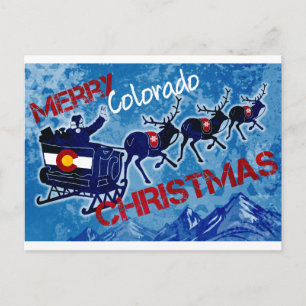 Cartes Pour Fêtes Annuelles Merry Colorado Christmas