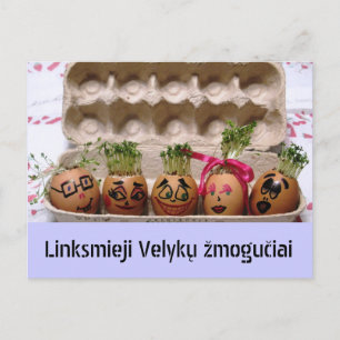 Cartes Pour Fêtes Annuelles Merry Egg