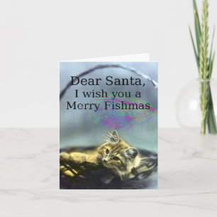 Cartes Pour Fêtes Annuelles Merry Fishmas