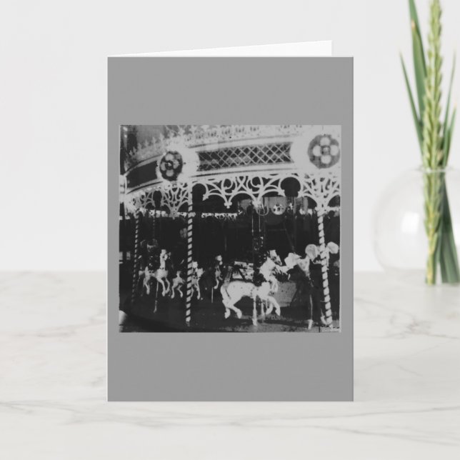 Cartes Pour Fêtes Annuelles Merry Go Round (Devant)