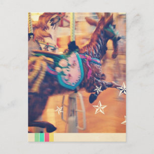 Cartes Pour Fêtes Annuelles Merry Go Round Chèvre