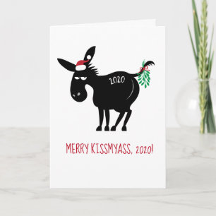 Cartes Pour Fêtes Annuelles Merry KissMyAss 2020 à 2021 Année de l'Ox
