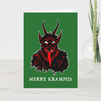 CARTES POUR FÊTES ANNUELLES MERRY KRAMPUS