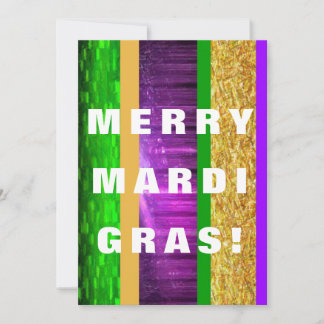Cartes Pour Fêtes Annuelles Merry Mardi Gras