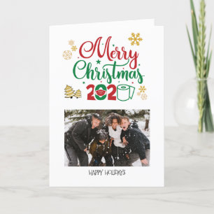 Cartes Pour Fêtes Annuelles Merry & Masked Christmas 2020   Photo