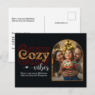 Cartes Pour Fêtes Annuelles Merry Metallics Ambiance Cosy Rétro Noël Photo