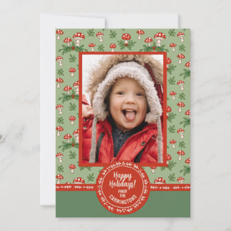 Cartes Pour Fêtes Annuelles Merry Mushrooms Photo