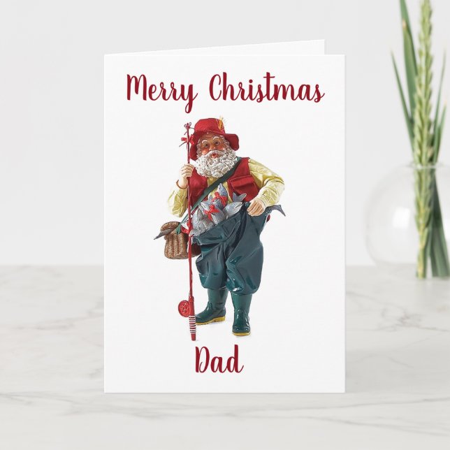 CARTES POUR FÊTES ANNUELLES MERRY NOËL **DAD** (Devant)