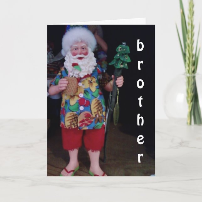 CARTES POUR FÊTES ANNUELLES MERRY NOËL ****FRÈRE**** (Devant)