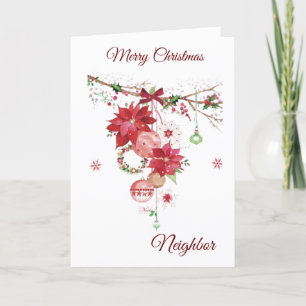 CARTES POUR FÊTES ANNUELLES MERRY NOËL ***VOISIN***