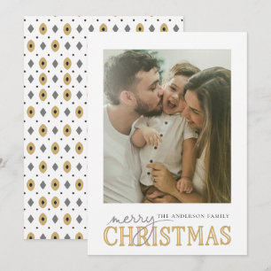 Cartes Pour Fêtes Annuelles Merry Tidings Photo Noël