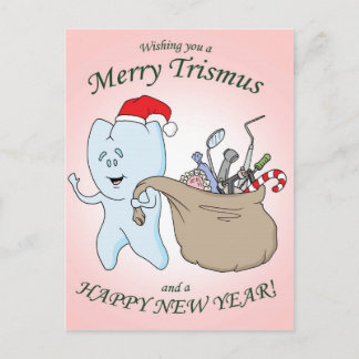 Cartes Pour Fêtes Annuelles "Merry Trisme"