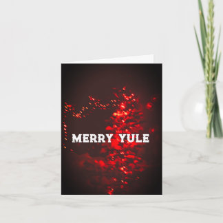 Cartes Pour Fêtes Annuelles Merry Yule Christmas Card