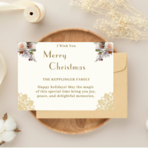Cartes Pour Fêtes Annuelles Merveille d'hiver et vœux chaleureux