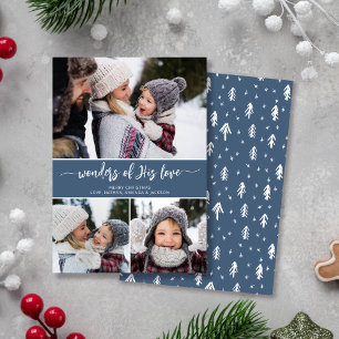 Cartes Pour Fêtes Annuelles Merveilles de Son amour Noël chrétien