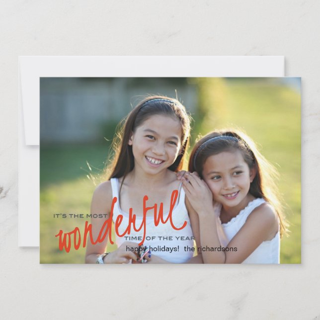 Cartes Pour Fêtes Annuelles Merveilleux (Devant)