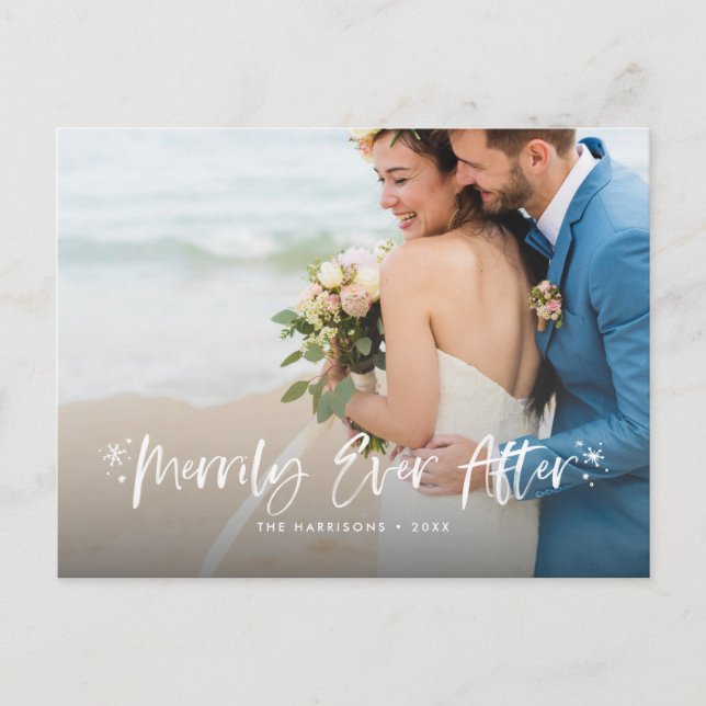 Cartes Pour Fêtes Annuelles Merveilleux Jamais après Noël Photo (Devant)