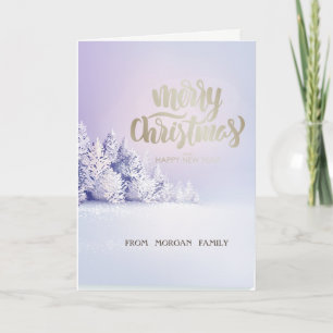 Cartes Pour Fêtes Annuelles Merveilleux Pays d'Hiver