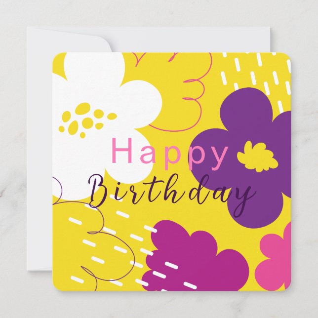 Cartes Pour Fêtes Annuelles Merveilleux salutations. (Devant)