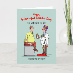 Cartes Pour Fêtes Annuelles Merveilleux Weirdos Day 9 septembre 