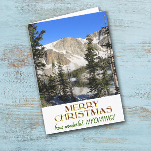 Cartes Pour Fêtes Annuelles Merveilleux Wyoming Joyeux Noël