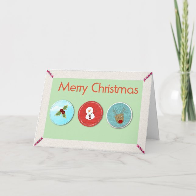 Cartes Pour Fêtes Annuelles Mery Christmas (Devant)